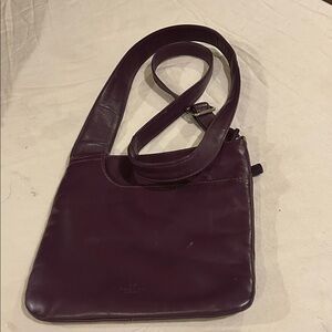 RADLEY LONDON Plum Leather Crossbody Bag